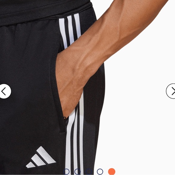 Adidas Tiro 23 League Pants | Men’s Black | Slim Fit Soccer Track Pants - Picture 6 of 11